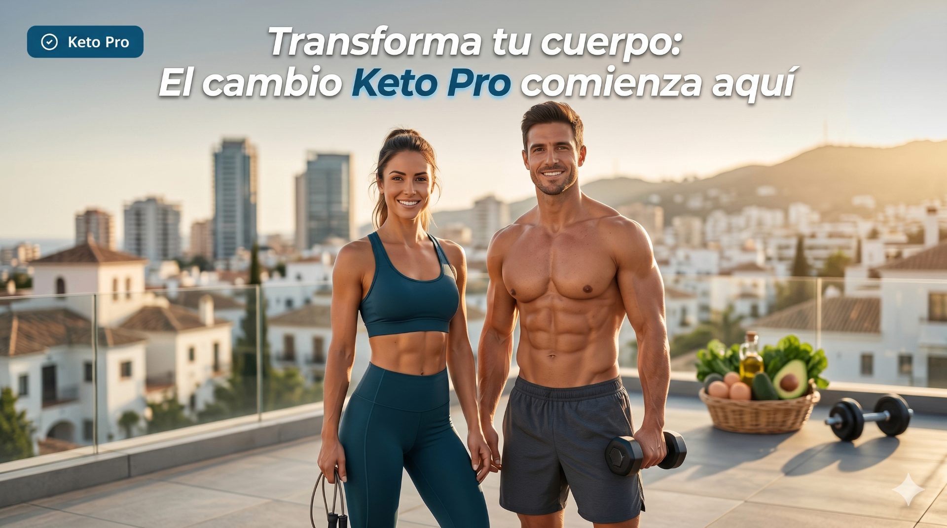 Persona preparando comida saludable para su plan Keto Pro